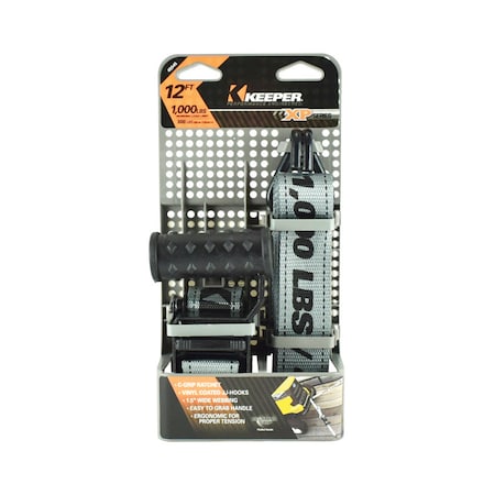 Keeper Tiedown 14' Gry 1K# 2Pk 45525